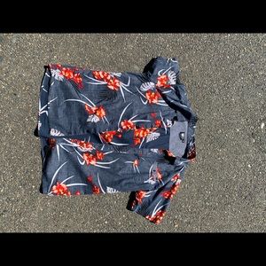 Rip Curl Floral Hawaii Button up Shirt XL